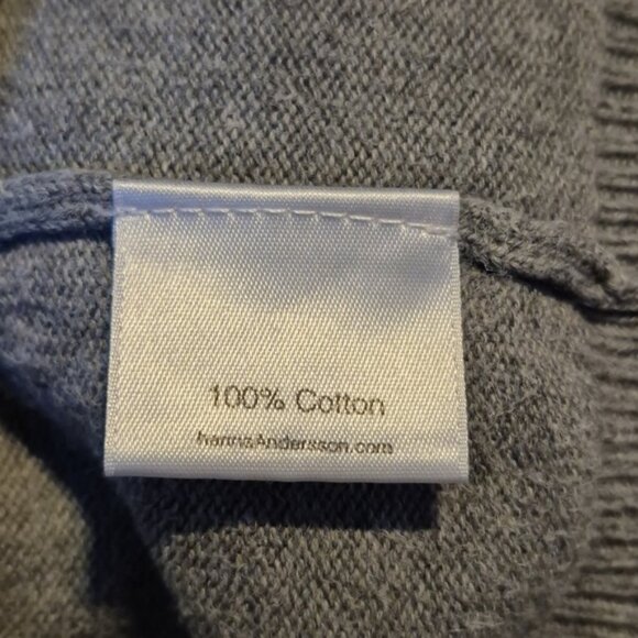 Hanna Andersson girls size 100 or 4 gray cardigan with rainbow star design guc - Picture 4 of 5